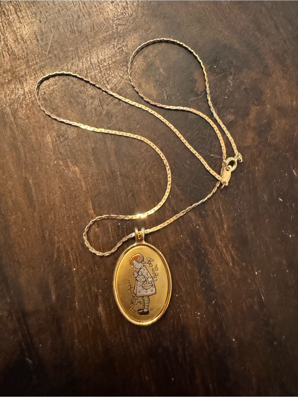 Vintage Berta Hummel NE Limited Edition Reed and Barton Pendant